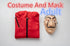 Salvador Dali Movie The House of Paper La Casa De Papel Cosplay Party Halloween Mask Money Heist Costume & Face Mask - menochic